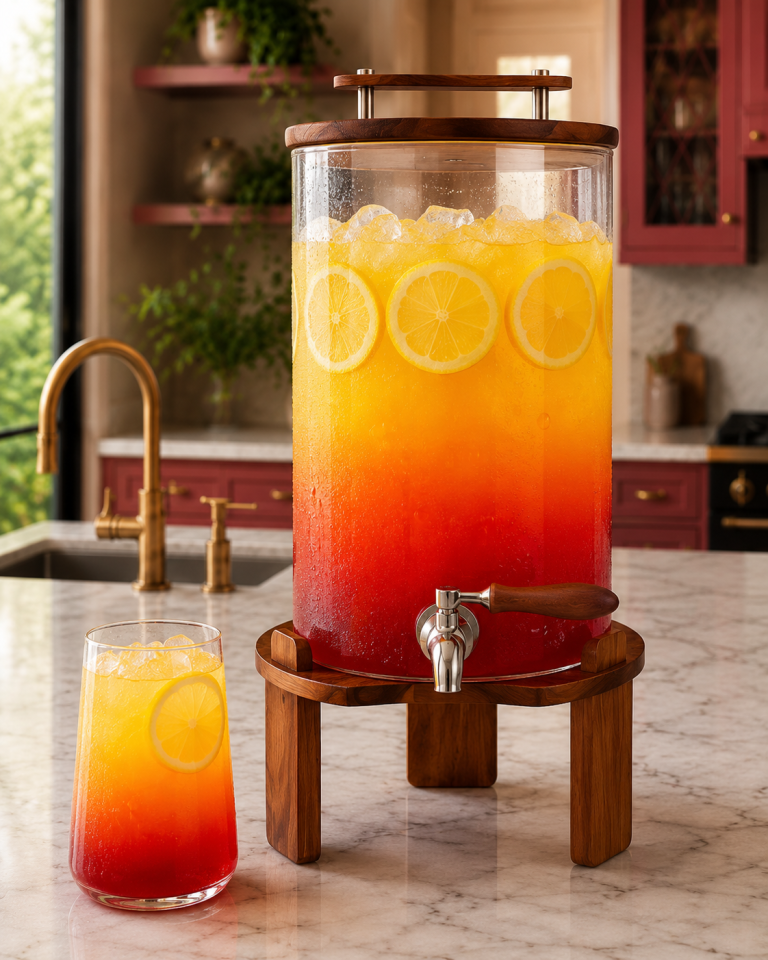Mango Lemonade Sunset Cocktail Pitcher With Vodka